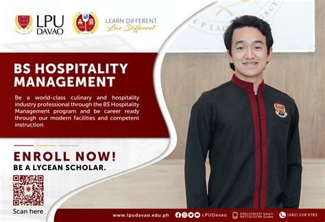 Bachelor of Science in Hospitality Management.